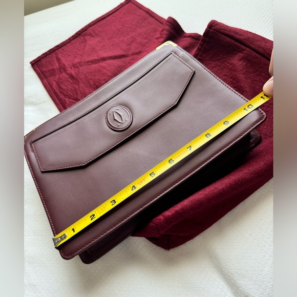 Firm price🔥Cartier LEATHER CLUTCH BAG - Picture 5 of 17